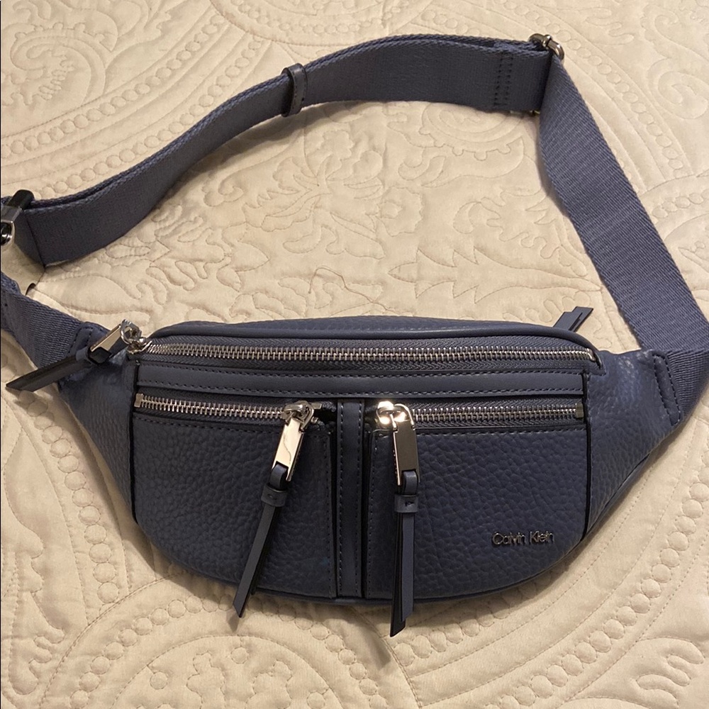 Calvin Klein Blue Belt Bag